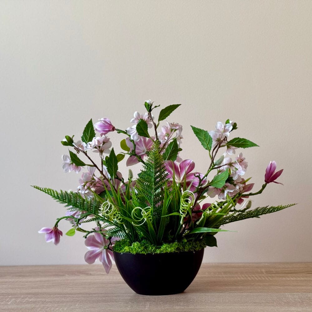 Kompozycja nagrobna z magnolii – elegancka dekoracja KP/3 - obrazek 3